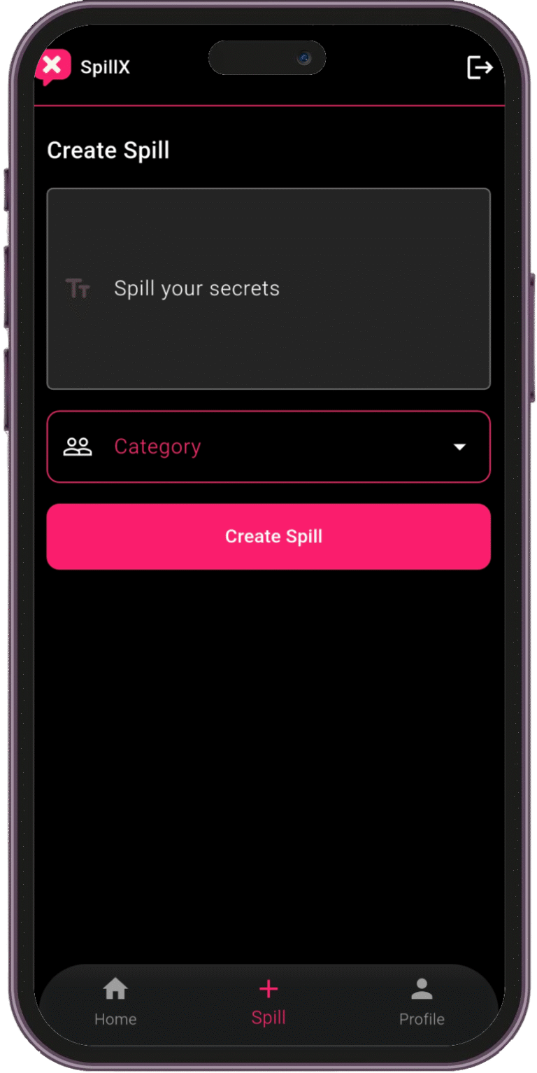 Anonymous Confession App | SpillX – Share Secrets Anonymously & Securely