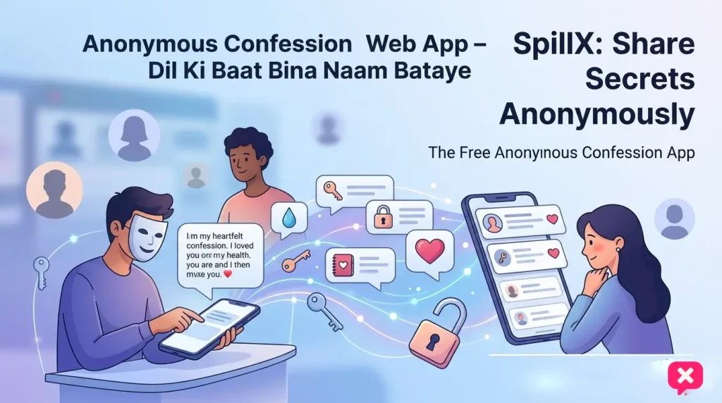 Share Secret Anonymously with SpillX | Free Anonymous Confession App