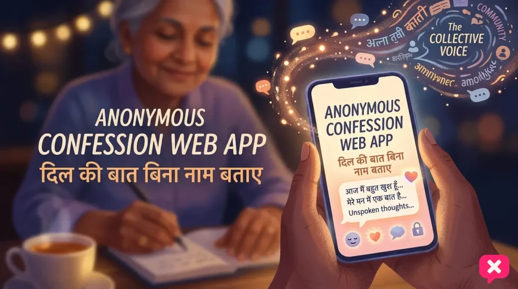 Anonymous Confession Web App – Dil Ki Baat Bina Naam Bataye