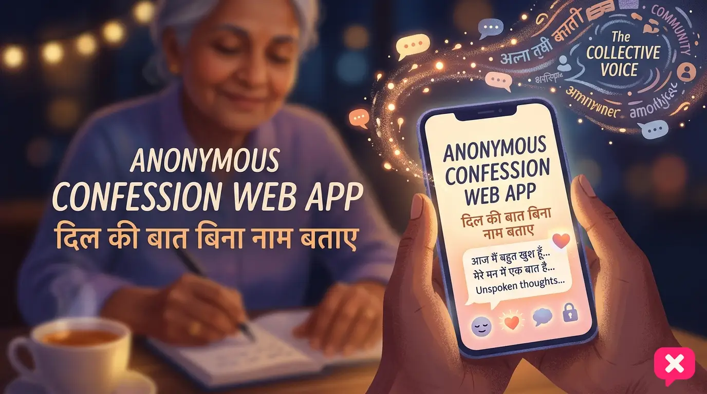 Anonymous Confession Web App – Dil Ki Baat Bina Naam Bataye | SpillX