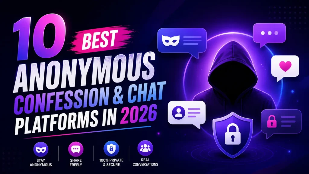 10 Best Anonymous Confession & Chat Platforms in 2026